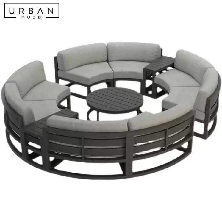 VIOLETTE Modern Fabric Outdoor Sofa