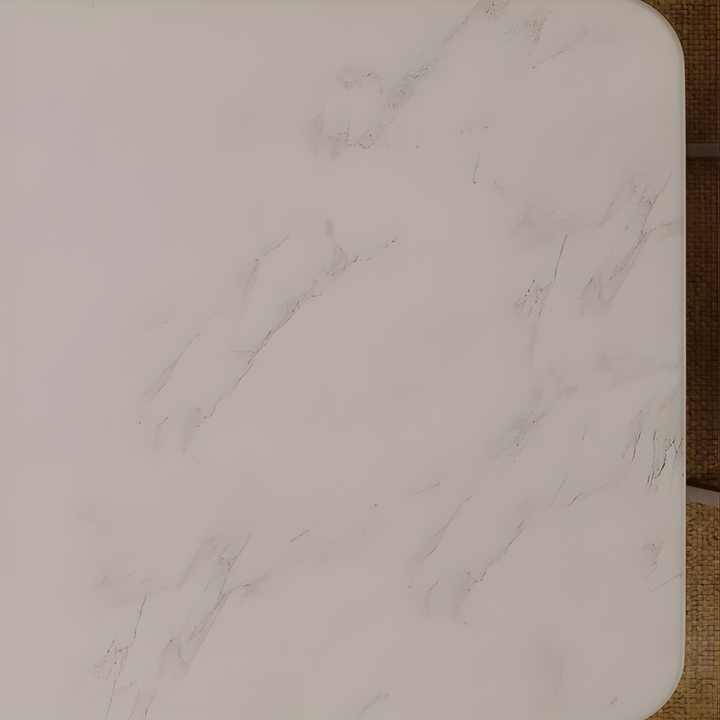 VIRENZA White Jade Stone Dining Table & Chair Set - Urban Mood Singapore