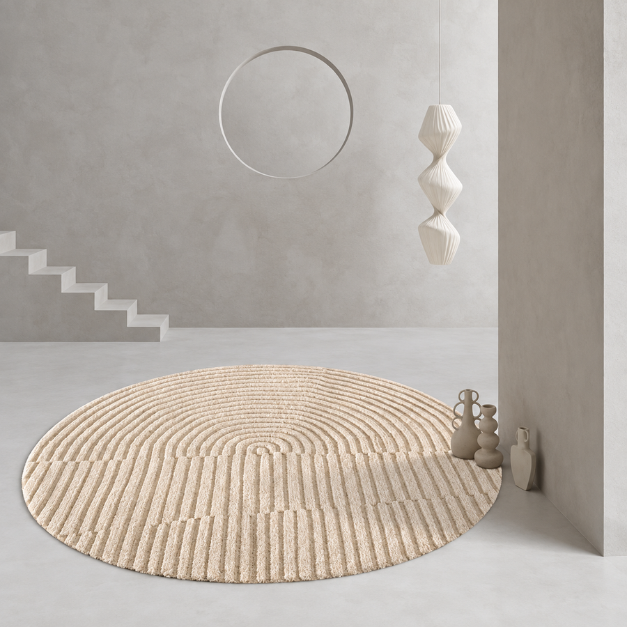 VIRREL Wabi Sabi Round Rug - Urban Mood Singapore