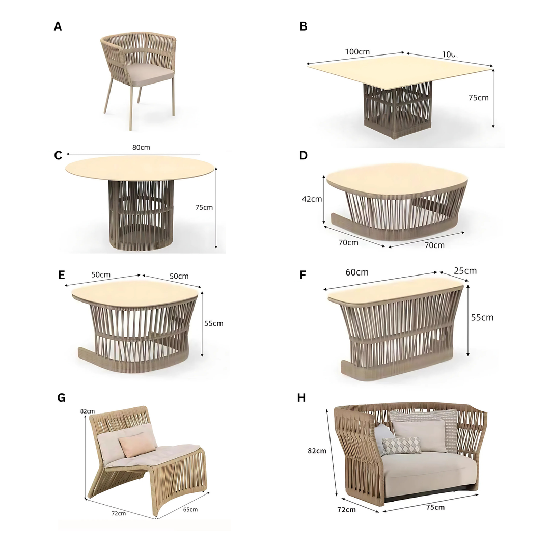 VITRAX Outdoor Rattan Sofa - Urban Mood Singapore