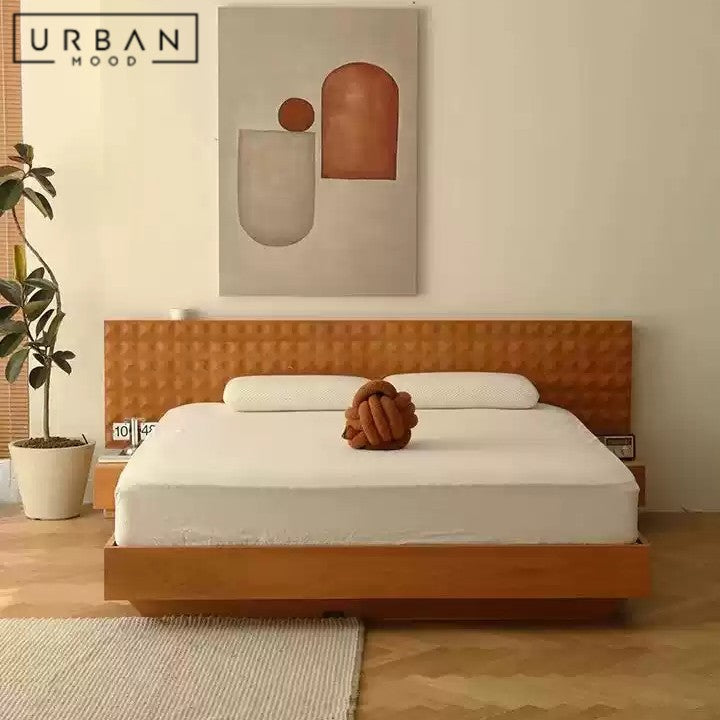 VITTRO Modern Solid Wood Bedframe