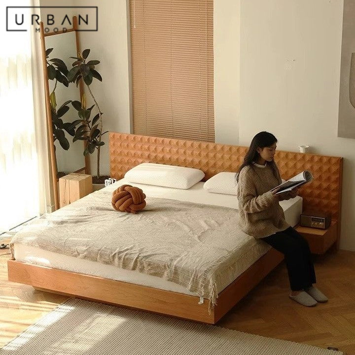 VITTRO Modern Solid Wood Bedframe