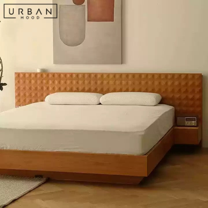 VITTRO Modern Solid Wood Bedframe