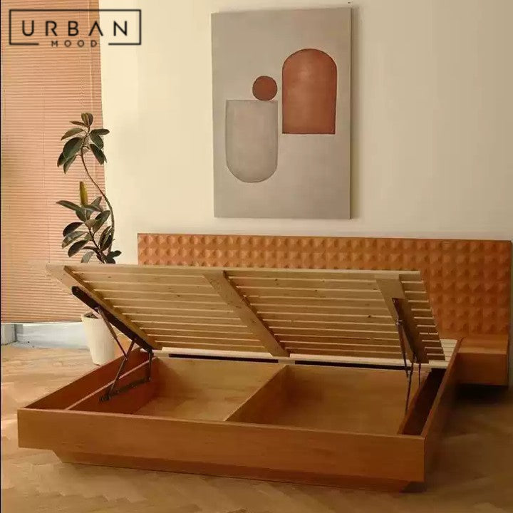 VITTRO Modern Solid Wood Bedframe