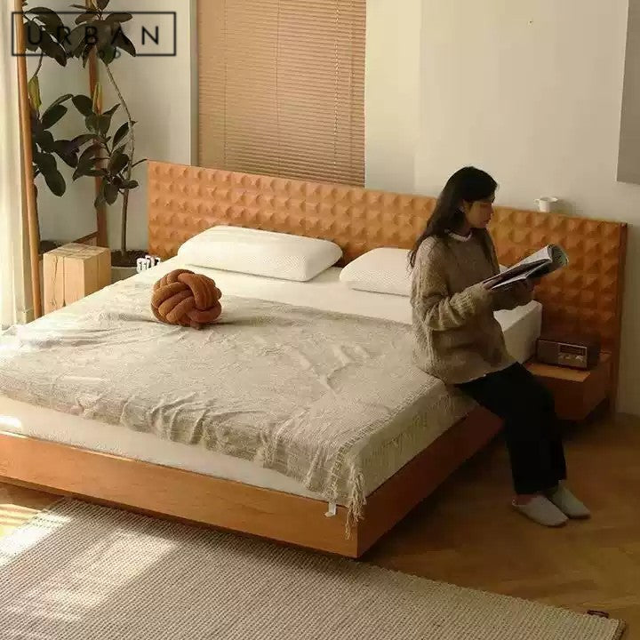 VITTRO Modern Solid Wood Bedframe