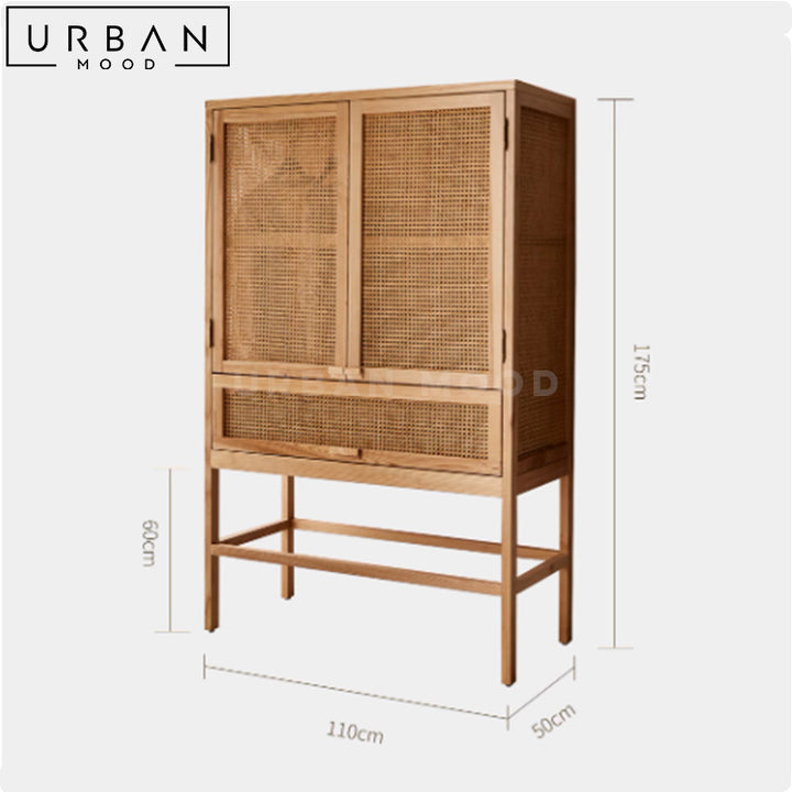 VIVIAN Modern Solid Wood Cabinet