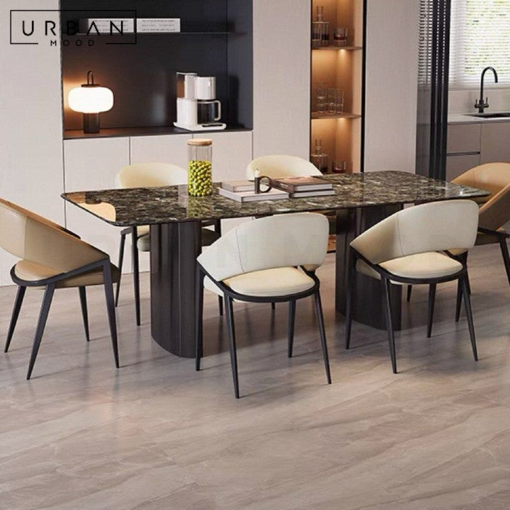 VOLLA Modern Leather Dining Chair