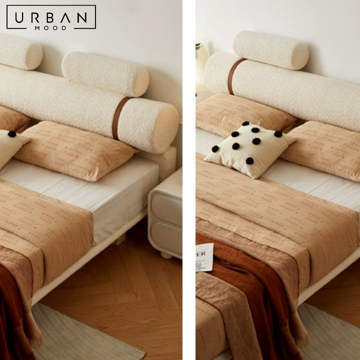 VLASTA Modern Fabric Bedframe