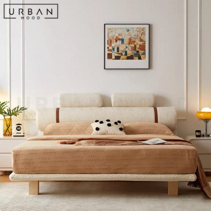 VLASTA Modern Fabric Bedframe