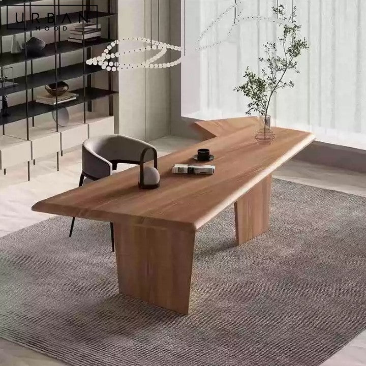VLAKA Modern Solid Wood Work Desk