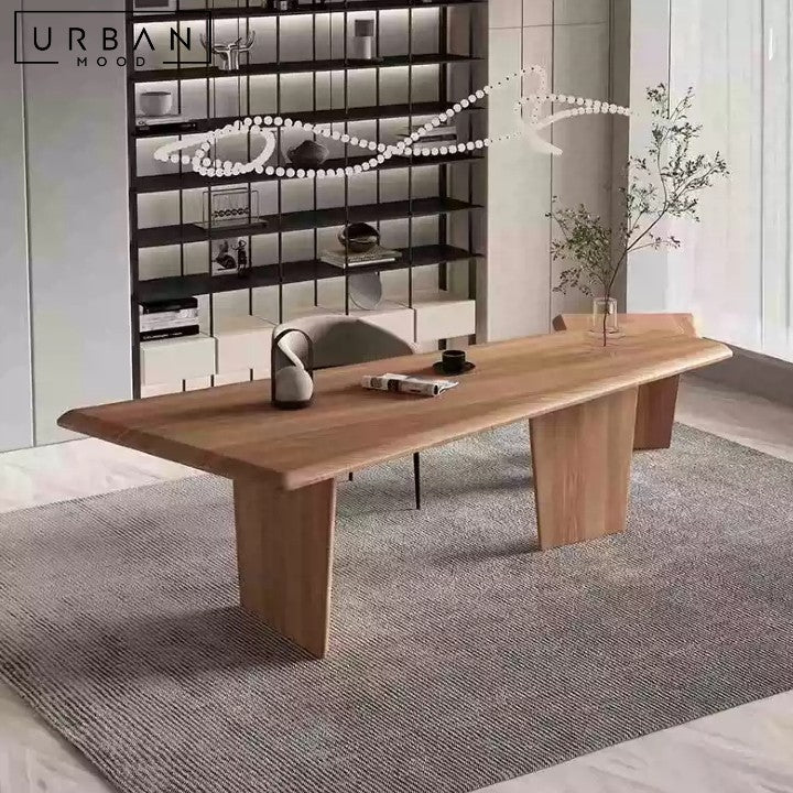 VLAKA Modern Solid Wood Work Desk
