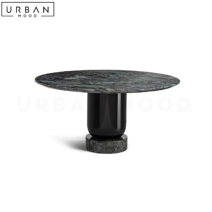 LEVSKY Modern Round Marble Dining Table