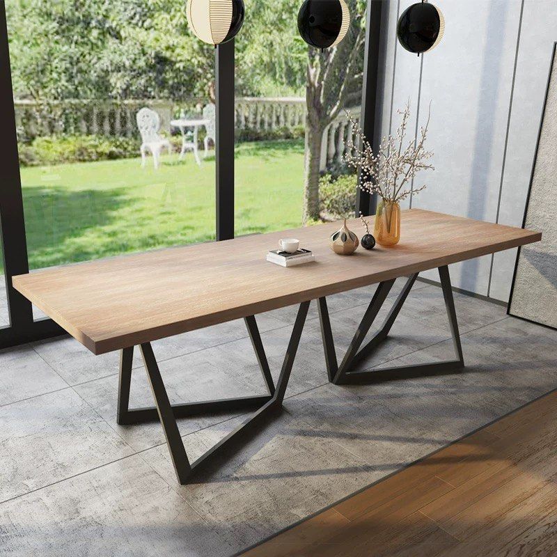VOLTE Modern Solid Wood Dining Table - Urban Mood Singapore