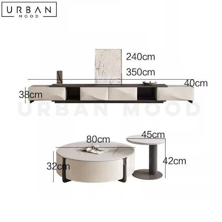 VONIER Modern Extendable TV Console