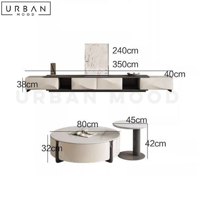 VONIER Modern Extendable TV Console