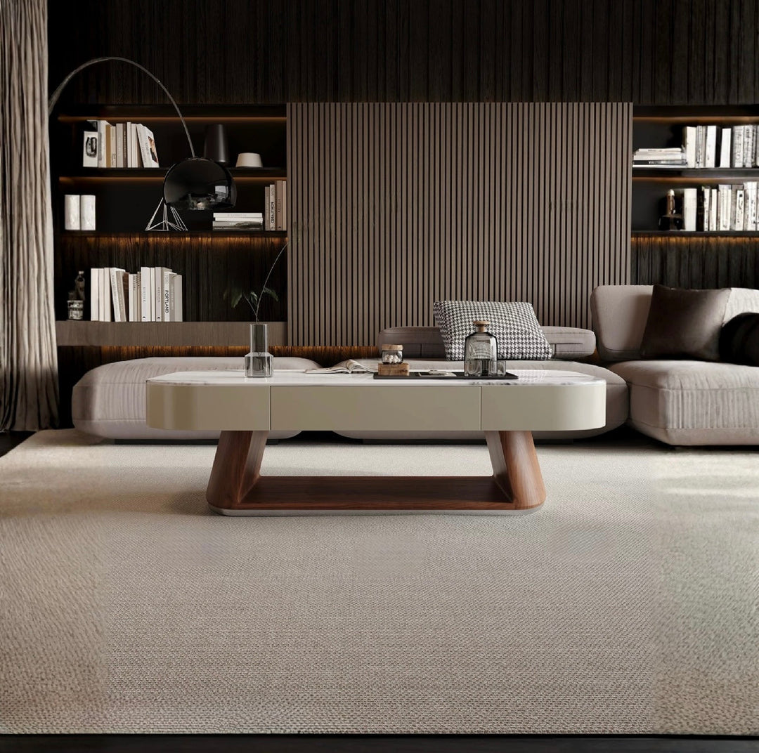 VORSTEN Modern Marble Coffee & TV Console - Urban Mood Singapore