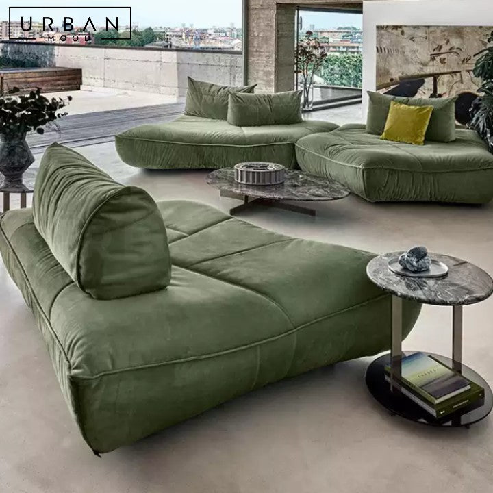 BOVA Modern Modular Velvet Sofa