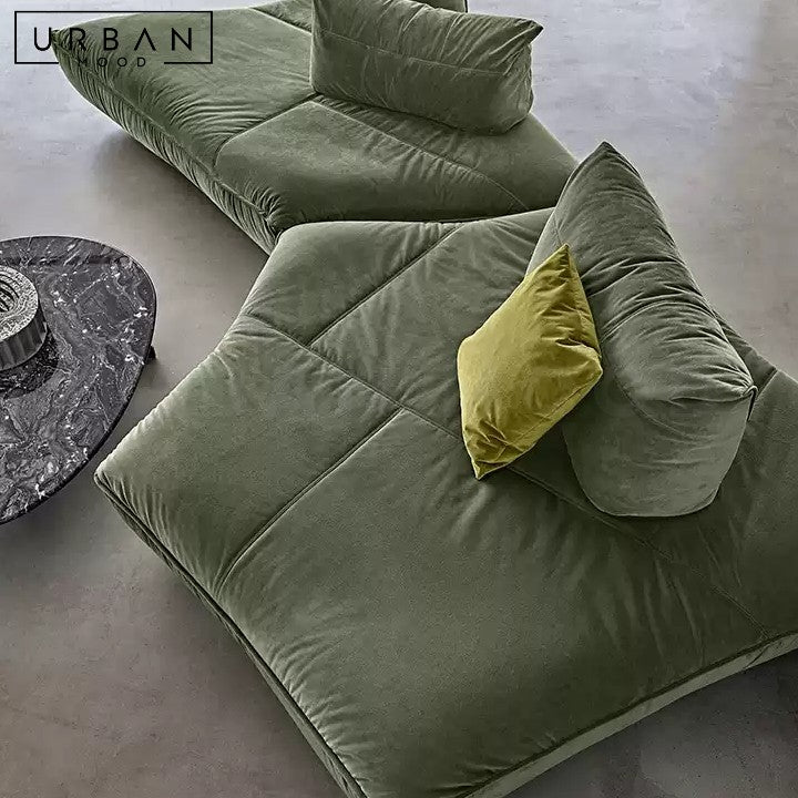BOVA Modern Modular Velvet Sofa