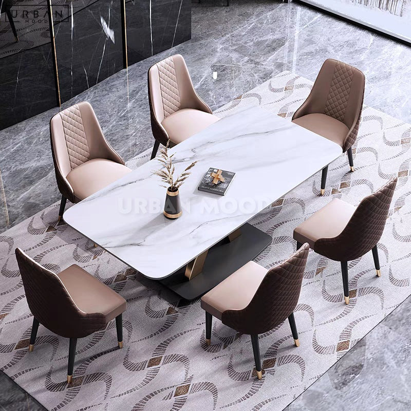 VERON Modern Sintered Stone Dining Table – Urban Mood