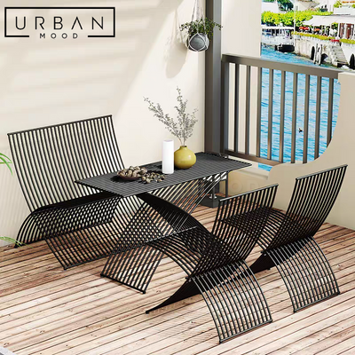 VERTEX Modern Outdoor Table & Chairs