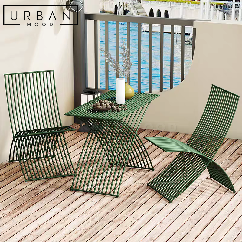 VERTEX Modern Outdoor Table & Chairs