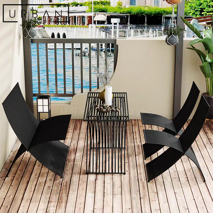 VERTEX Modern Outdoor Table & Chairs