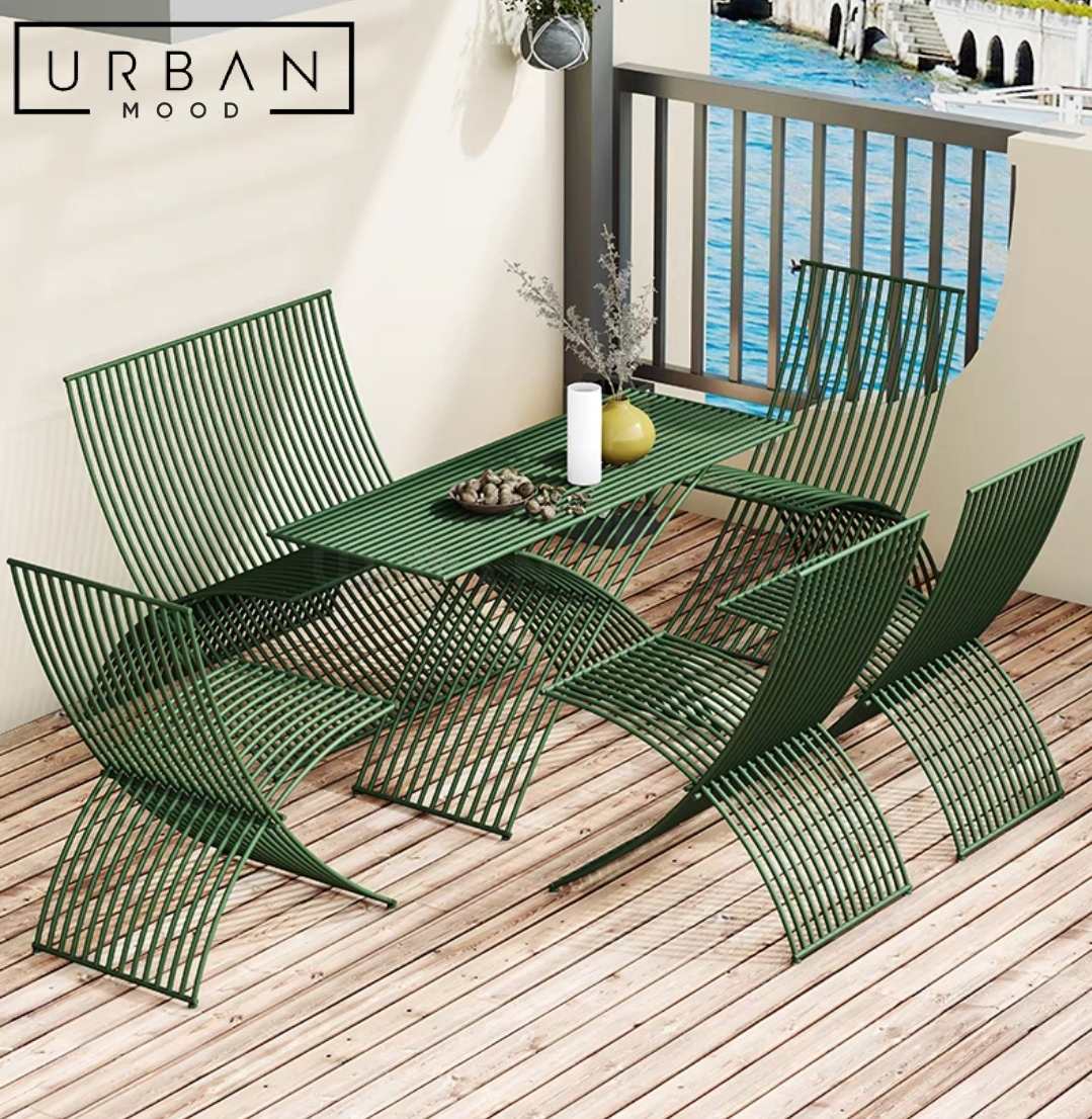 VERTEX Modern Outdoor Table & Chairs