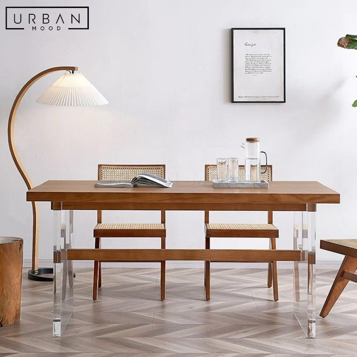 VICA Modern Solid Wood Dining Table