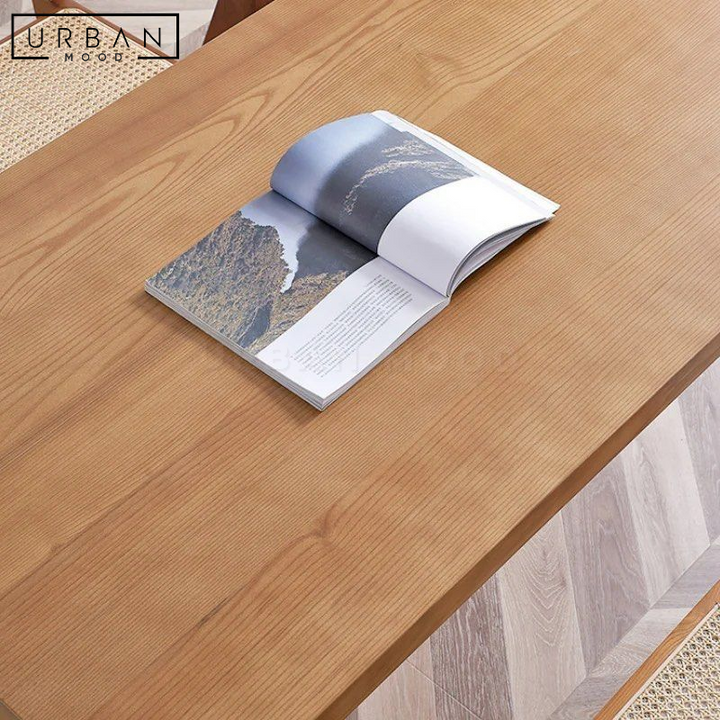 VICA Modern Solid Wood Dining Table