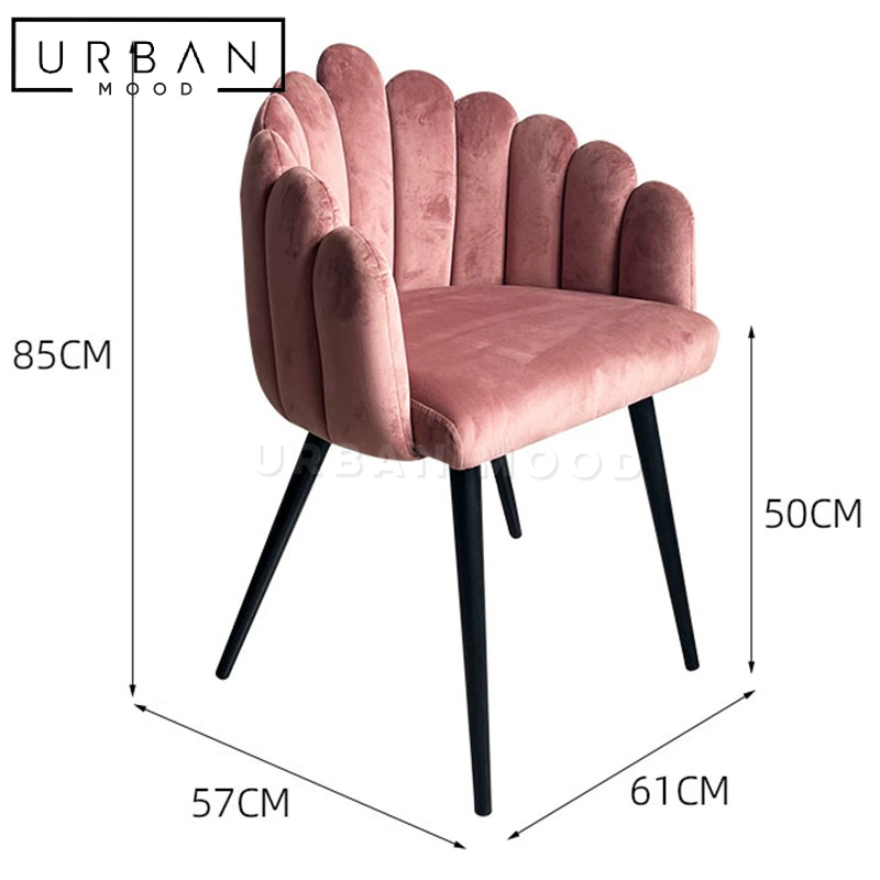 VILLEA Modern Velvet Dining Chair