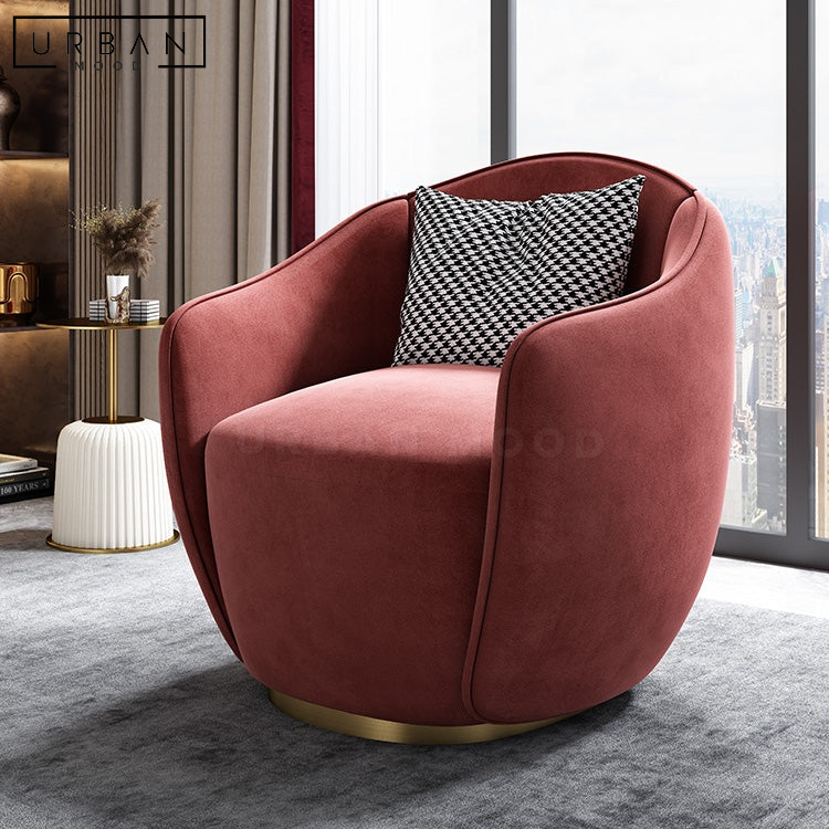 VITRI Modern Velvet Lounge Chair
