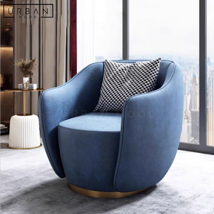 VITRI Modern Velvet Lounge Chair