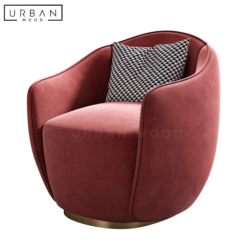 VITRI Modern Velvet Lounge Chair