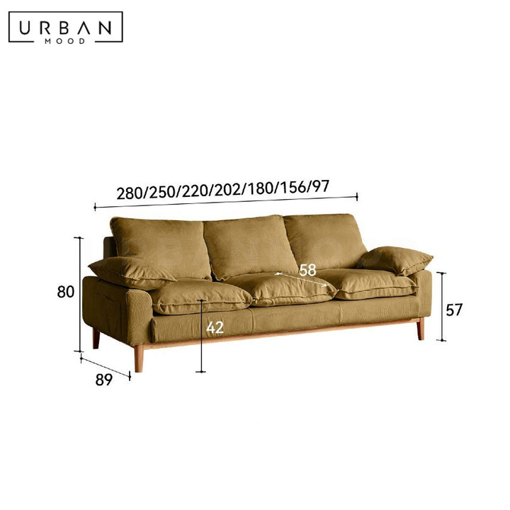 WABI Japanese Fabric Sofa