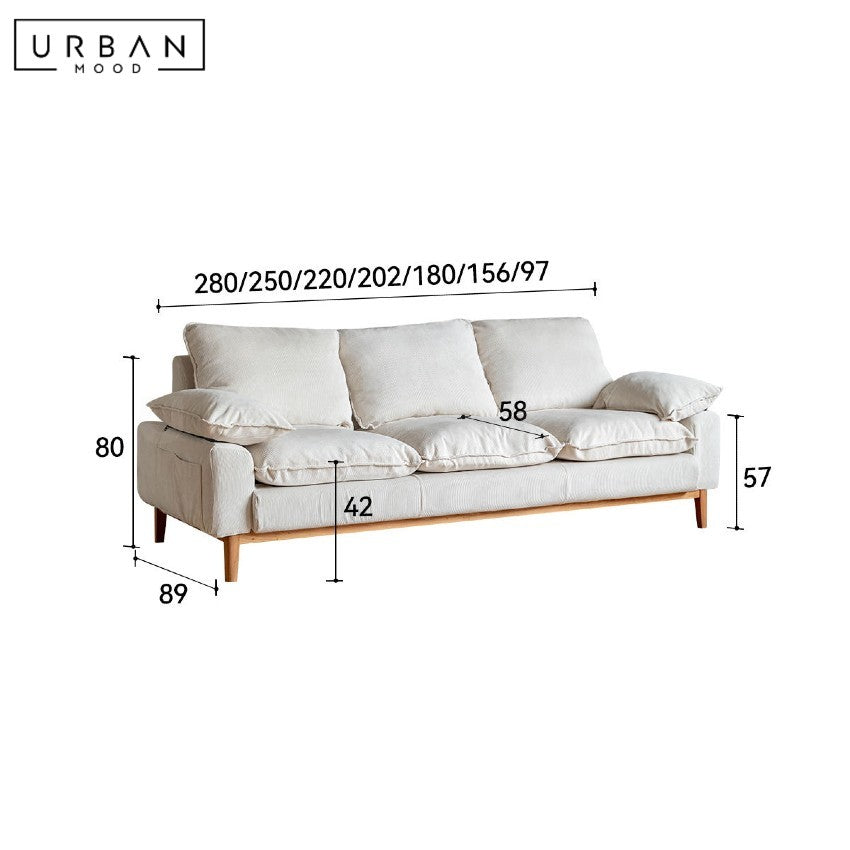 WABI Japanese Fabric Sofa