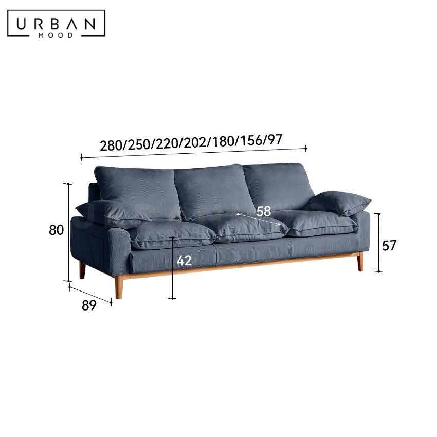 WABI Japanese Fabric Sofa