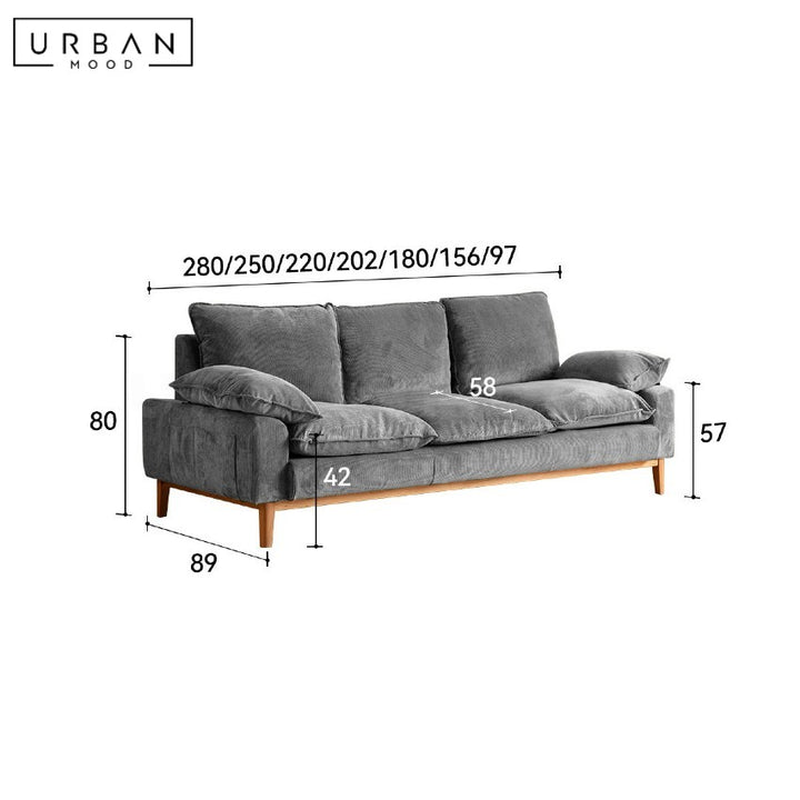 WABI Japanese Fabric Sofa