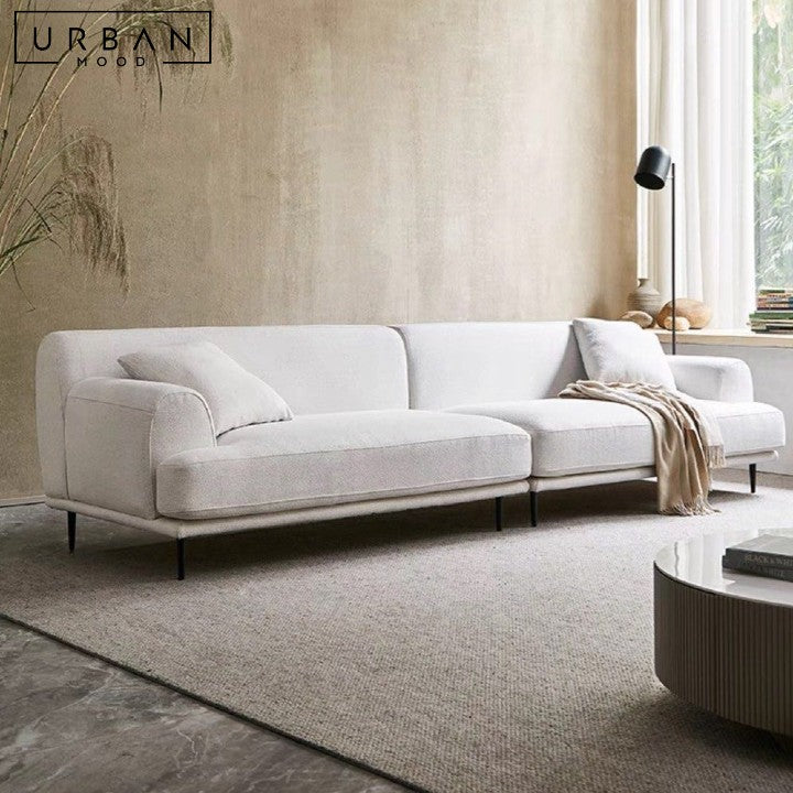 WAEL Modern Boucle Fabric Sofa