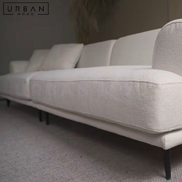 WAEL Modern Boucle Fabric Sofa