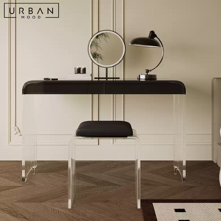WASSIE Modern Acrylic Vanity Table
