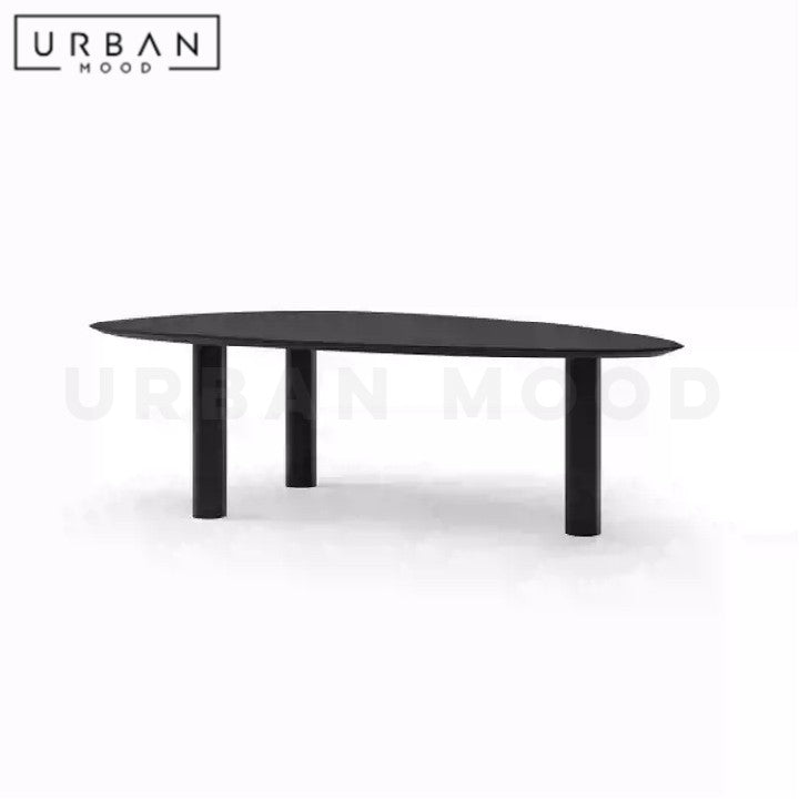 WAUTERS Modern Oval Solid Wood Dining Table