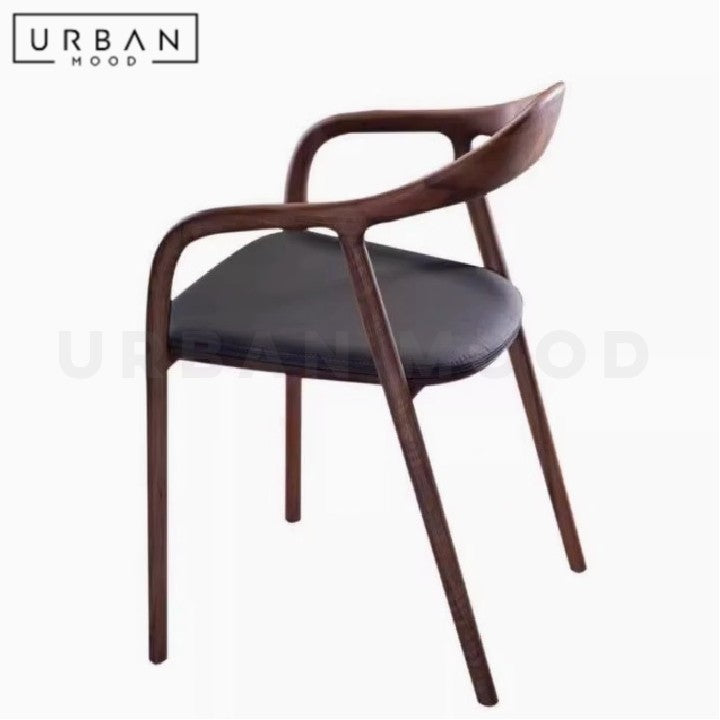 WAUTERS Modern Oval Solid Wood Dining Table