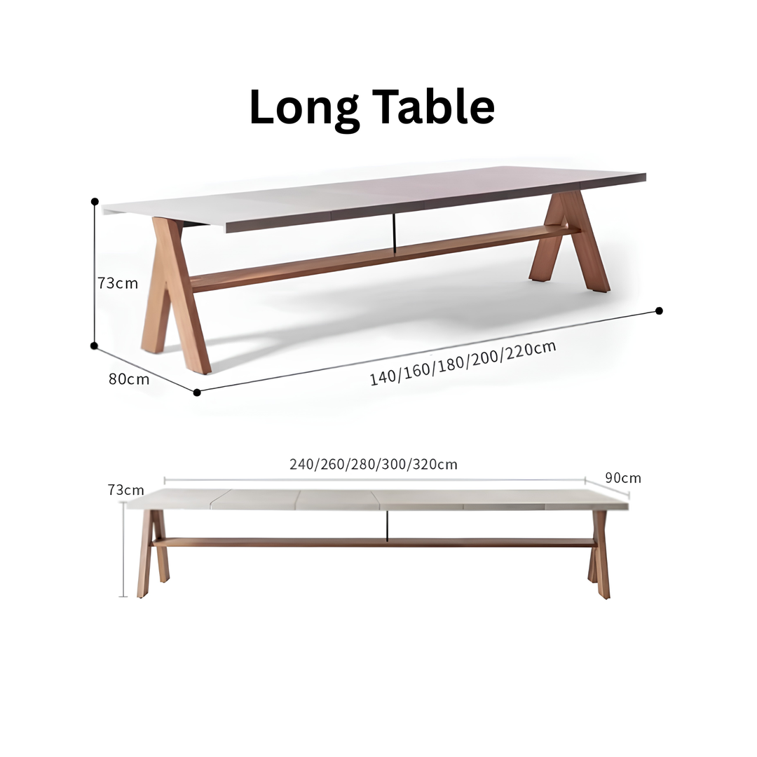 WELC Modern Outdoor Sintered Stone Dining Table and Chairs - Urban Mood Singapore