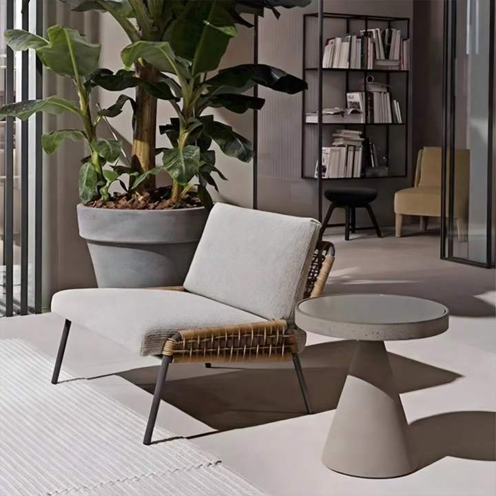 WELC Modern Outdoor Sintered Stone Dining Table and Chairs - Urban Mood Singapore