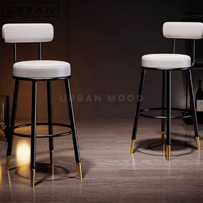 WELLA Modern Velvet Bar Stool