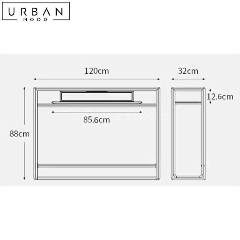 WERV Oriental Solid Wood Console Table