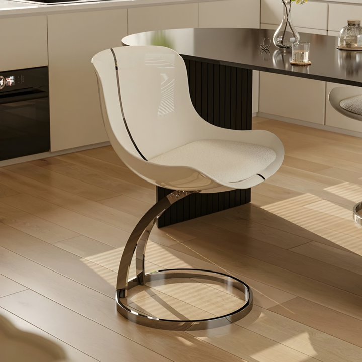 WETHERBY Modern Acrylic Floating Dining Chair - Urban Mood Singapore