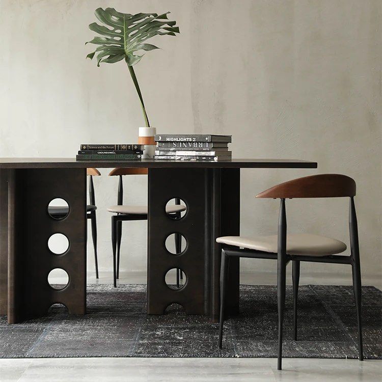 WEXTON Modern Leather Dining Chair - Urban Mood Singapore
