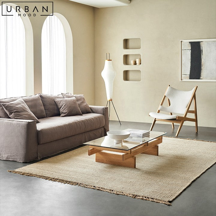 WHYTE Japandi Boucle Lounge Chair – Urban Mood