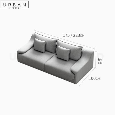 WILLOW Modern Fabric Sofa